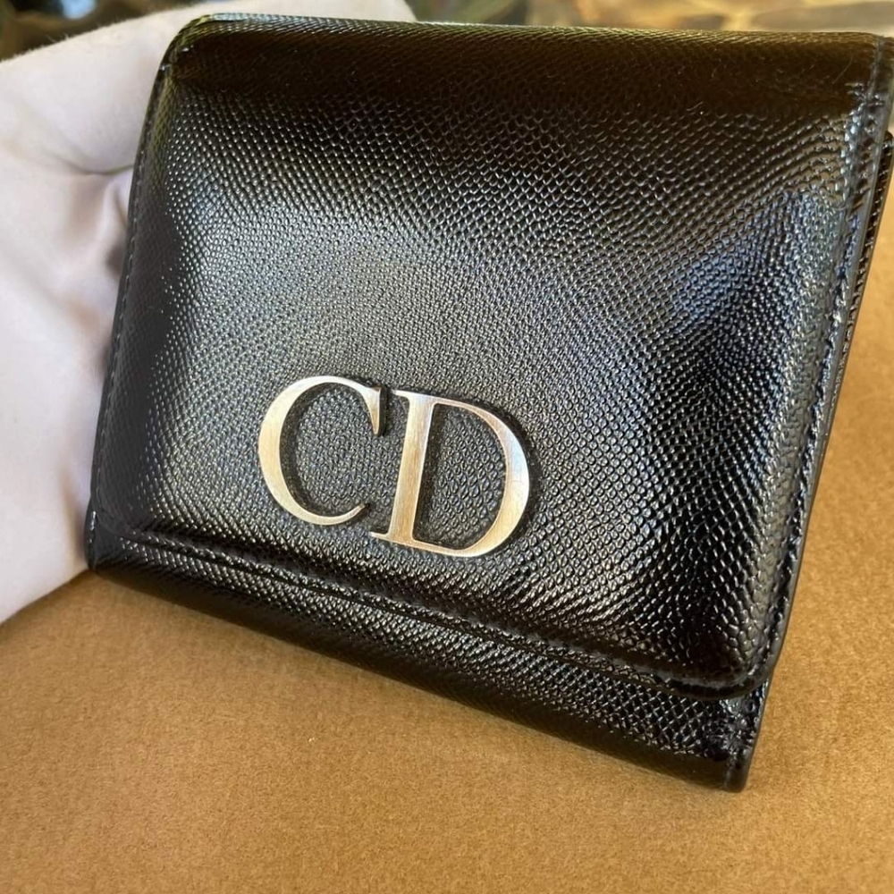 ⚫️Dior Trifold Black Tri-fold Wallet⚫️ - Picture 2 of 14